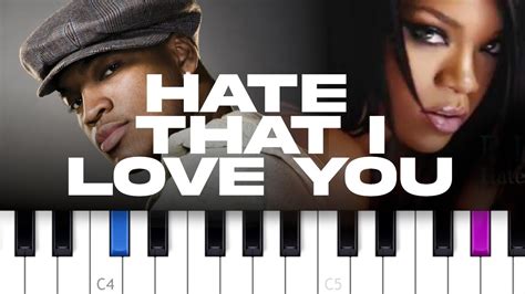 Rihanna ft Ne-Yo - Hate That I Love You (piano tutorial) - YouTube