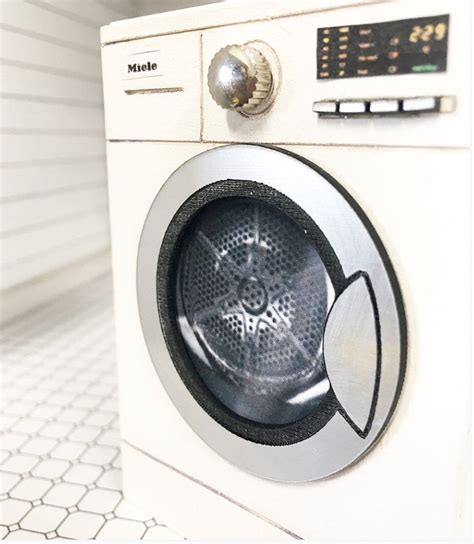 Miele Dryer White – MyMiniatureEmporium