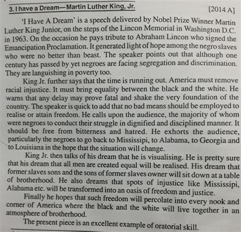 Martin Luther King I Have A Dream Analysis Essay – Telegraph