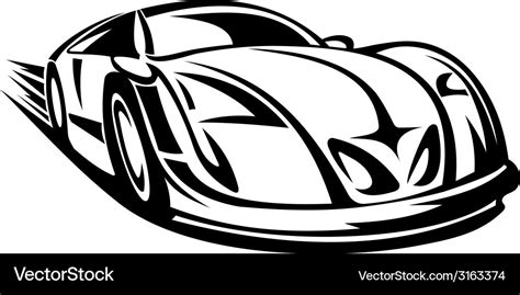 Racing car Royalty Free Vector Image - VectorStock