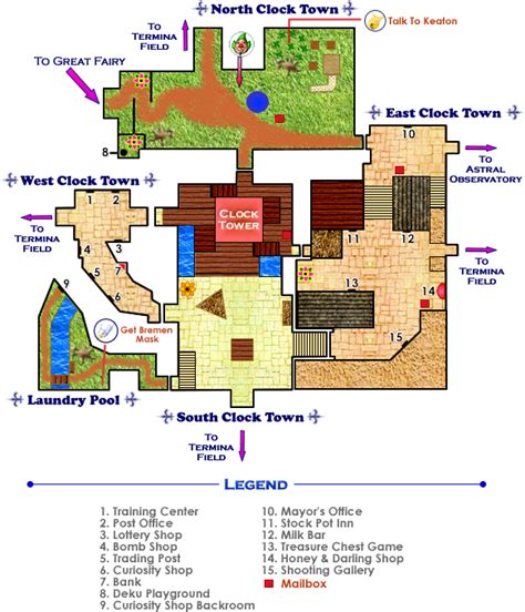 The Legend of Zelda: Majora's Mask/Maps — StrategyWiki | Strategy guide ...