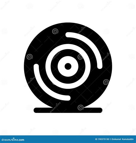 Compact Disk Icon or Logo Isolated Sign Symbol Vector Illustration Stock Illustration ...