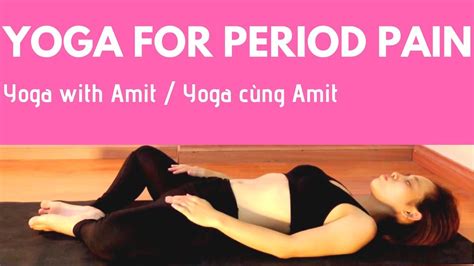 Yoga for Period Pain Relief | Yoga for Menstrual Pain | Yoga for Women - Yoga with Amit - YouTube