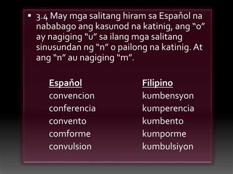 Pagbabaybay Ng Mga Salita Sa Wikang Filipino - pinasalita