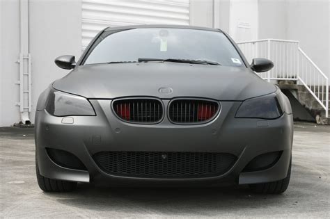 BMW M5 Matte Black Car Wrap Coral Gables Florida