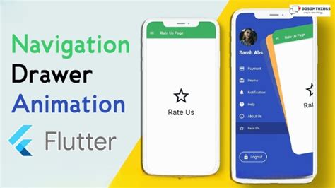 How to Implementing Navigation Drawer Animation into Flutter