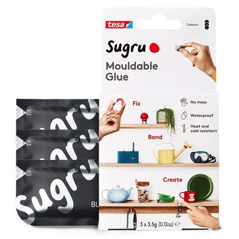 Buy Sugru by tesa - Moldable Multi-Purpose Glue for Creative Fixing and ...