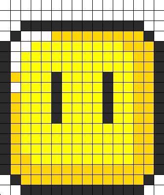 Mario Block Pixel Art Grid - Pixel Art Grid Gallery