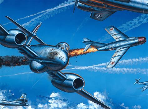 Dogfight over Korea | Air fighter, Military aircraft, Aircraft art