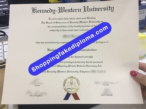 How To Buy Fake Kennedy Western University Degree | Buy fake Diploma ...