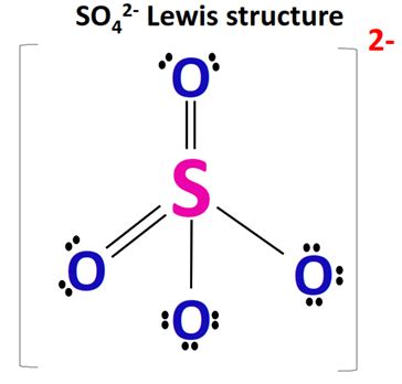 SO42- lewis structure, molecular geometry, and hybridization