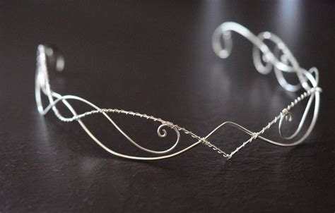 Silver Elven Circlet, Wedding Circlet Tiara, Diadema Elfico, Elfic ...