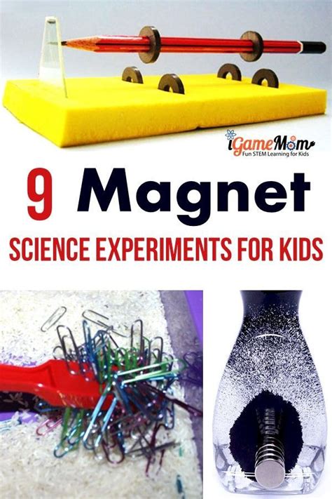 9 Science Experiments Explaining Magnetism for Kids | Science ...