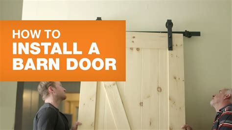 Barn Door Installation: How to Install a Barn Door - YouTube