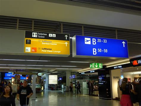 Frankfurt Airport Terminal 1 Concourse B central area - a photo on ...