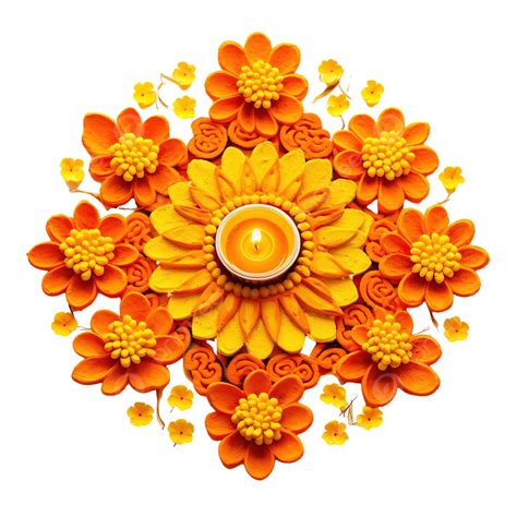 Diwali Flower Rangoli Designs | Best Flower Site