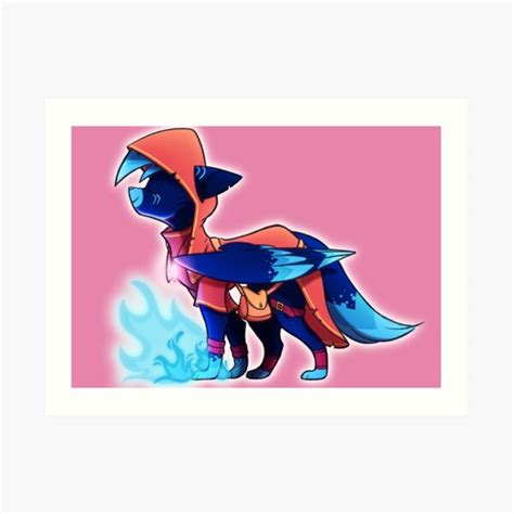 "DND - cobalt [print]" Art Print for Sale by KoolKitty100 | Redbubble