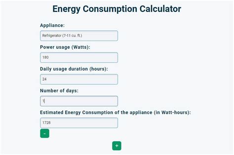 Energy Consumption Calculator: Easily Calculate The Electricity Usage ...