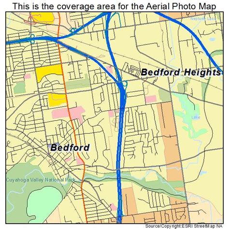 Aerial Photography Map of Bedford Heights, OH Ohio