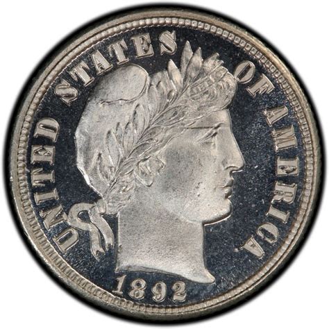 1892 Barber Dime Values and Prices - Past Sales | CoinValues.com