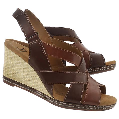 Clarks Women's Helio Coral Wedge Dress Sandal | eBay