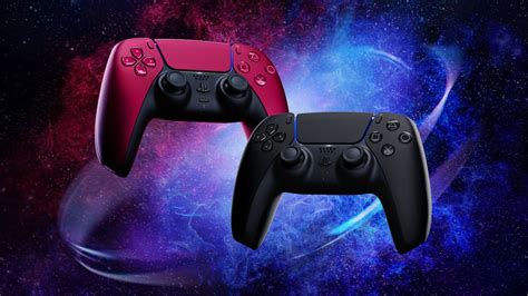 PlayStation 5 DualSense Controller Cosmic Red and Midnight Black Colors Revealed