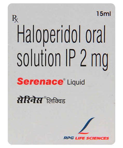 SERENACE 15ML LIQUID ( RPG LIFESCIENCES LTD ) - Buy SERENACE - MedPlusMart