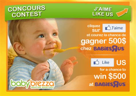 Babies R Us and Baby Brezza Canada Contests: Win a FREE $500 Gift Card - Canadian Freebies ...