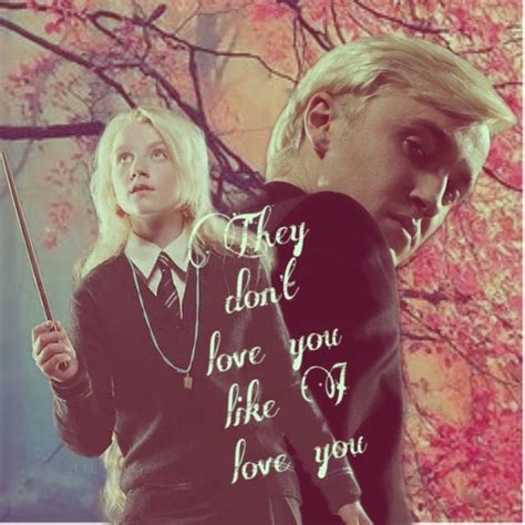 Draco Malfoy and Luna Lovegood Druna Harry Potter