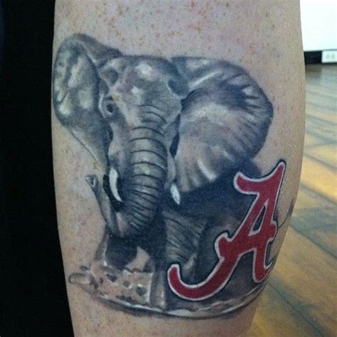 Pin by Donna Mashburn on tattoo | Alabama tattoos, Alabama elephant, Football tattoo