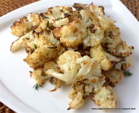 Big, Bold, Beautiful Food: Yeast Free Diet Recipe: Roasted Cauliflower