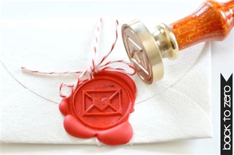 Love Letter Wax Seal Stamp Backtozero - Etsy