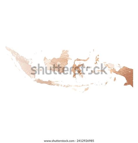 High Detailed Vector Map Indonesia Watercolor Stock Vector (Royalty ...