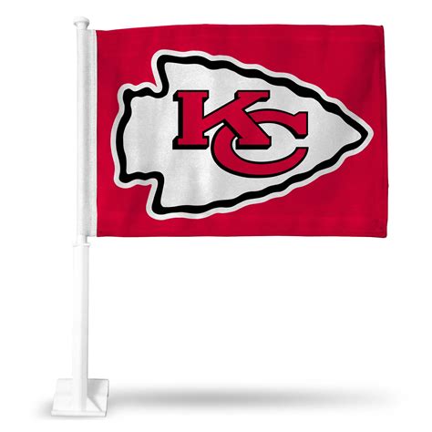 Official Licensed NFL Car Flag Kansas City Chiefs Arrowhead - 3 Day Flags