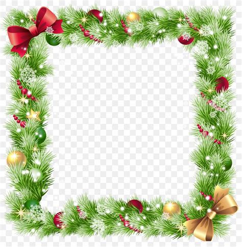 Borders And Frames Christmas Ornament Clip Art, PNG, 4027x4114px ...