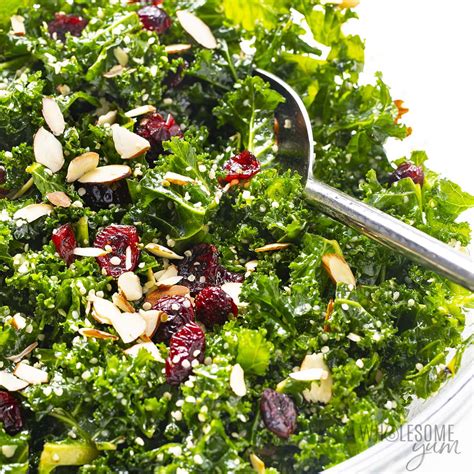 Kale Crunch Salad Recipe (10 Minutes!) | Wholesome Yum