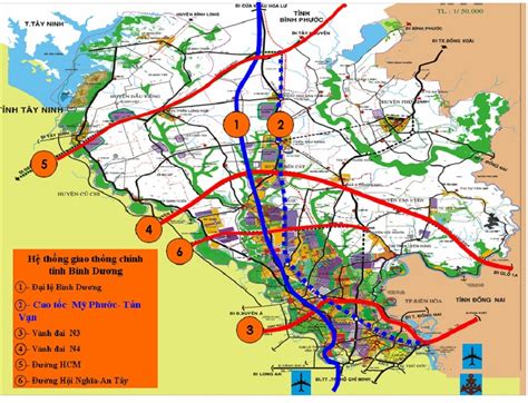 Bản đồ hành chính tỉnh Bình Dương & quy hoạch mới nhất 2024