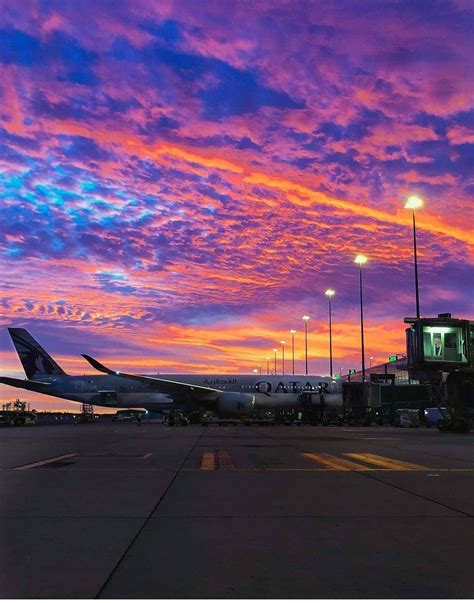 This opal sky sunset at Adelaide airport Australia | Adelaide airport, Airport travel, Airplane view