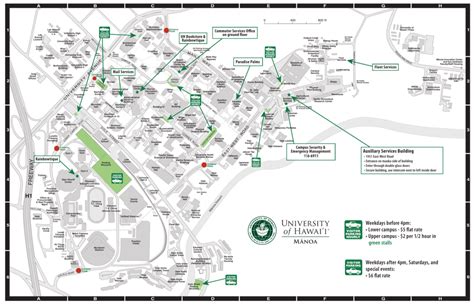 Uh Manoa Campus Map - Keith N Olivier