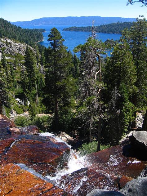 Waterfall Above Lake Tahoe Photograph by Don Struke - Fine Art America