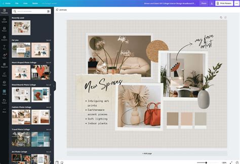 Free Mood Board Creator - Make Mood Boards Online | Canva