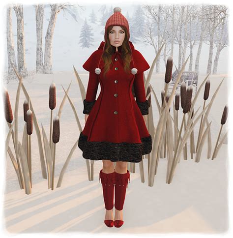 Mishmash Fusion - Winter Wool Coat (Red) & Feeling Elvish … | Flickr