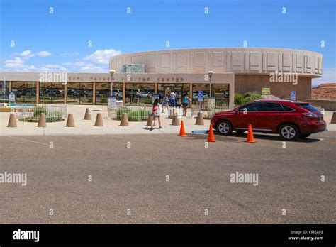 Carl Hayden Visitor Center at Glen Canyon Dam Stock Photo - Alamy