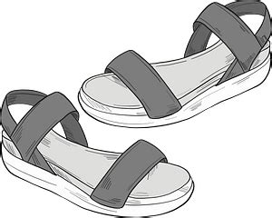 Sandals clipart. Free download transparent .PNG | Creazilla