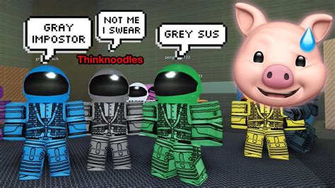 ROBLOX AMONG US.. [Impostor Beta] | Roblox, Youtubers, Favorite celebrities