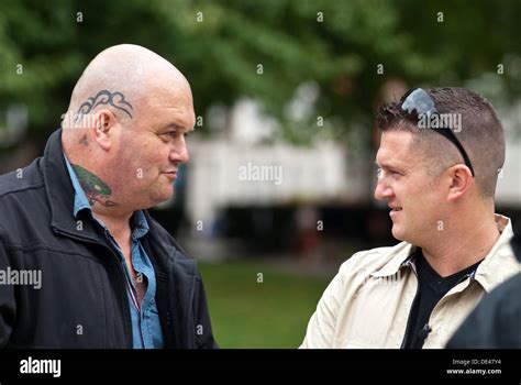 London, UK - 11 September 2013: EDL , English Defence League, leader Stock Photo: 60330344 - Alamy