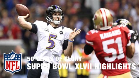 49ers vs. Ravens | Super Bowl XLVII Highlights | 50 Years Of Glory ...