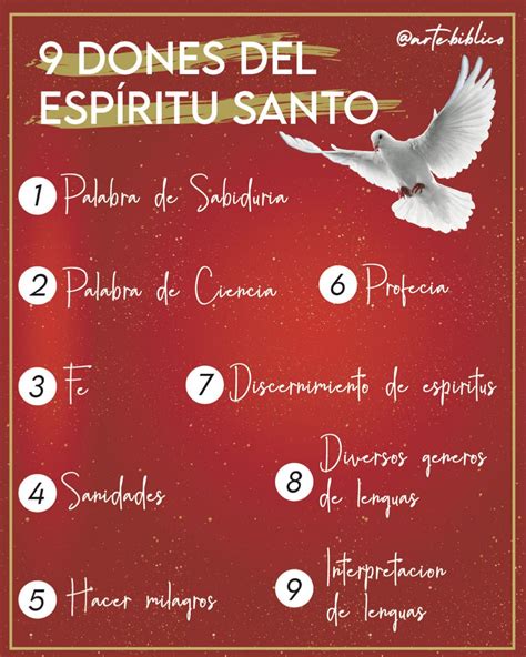 Los 9 dones del espíritu santo biblia 》 - La Luz de la Religión