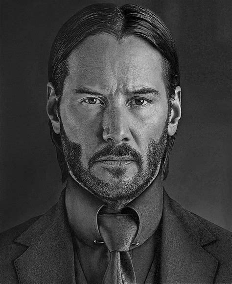 John Wick Pencil Drawing