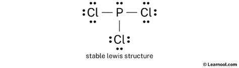 PCl3 Lewis structure - Learnool